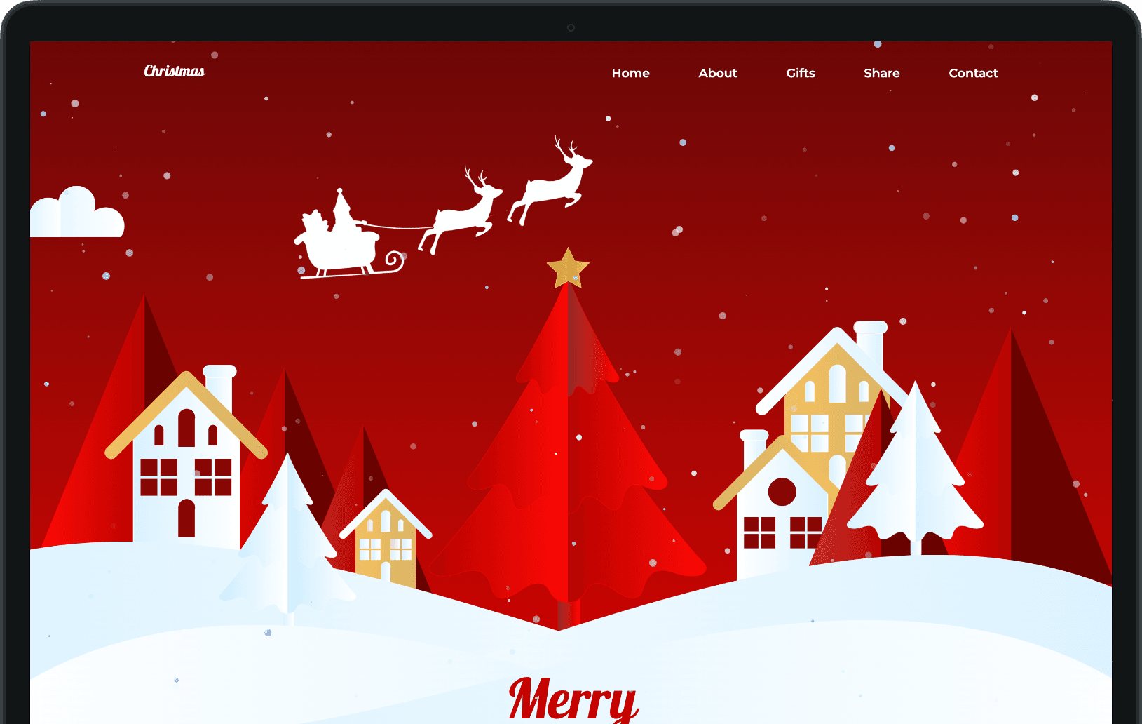Christmas Landing Page
